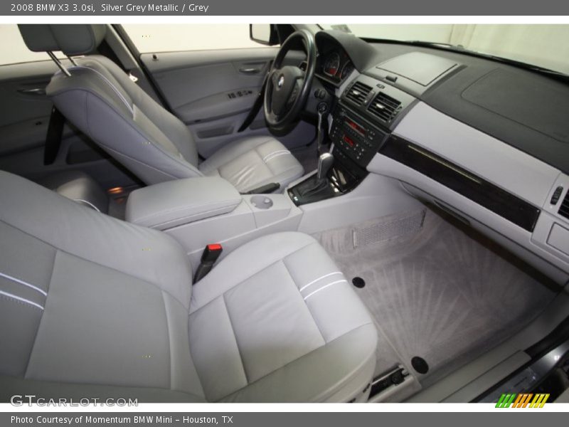 Silver Grey Metallic / Grey 2008 BMW X3 3.0si