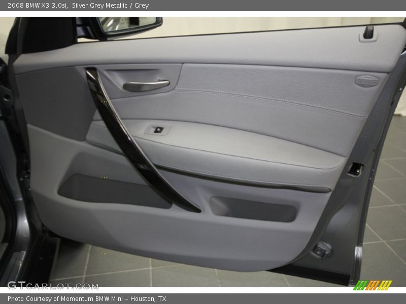 Silver Grey Metallic / Grey 2008 BMW X3 3.0si