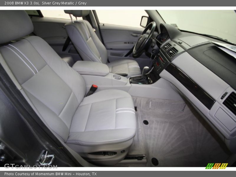 Silver Grey Metallic / Grey 2008 BMW X3 3.0si