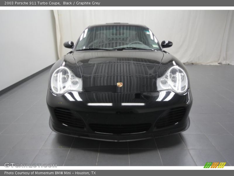 Black / Graphite Grey 2003 Porsche 911 Turbo Coupe