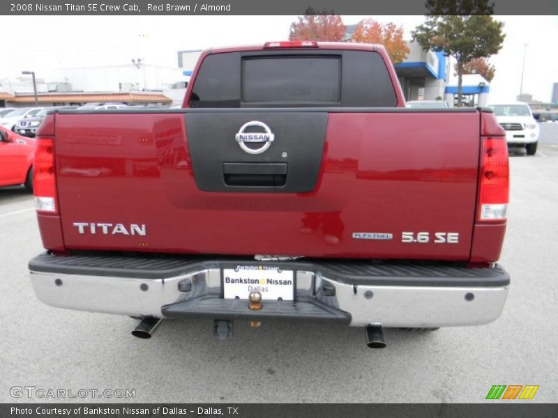 Red Brawn / Almond 2008 Nissan Titan SE Crew Cab