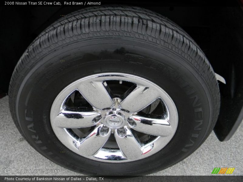 Red Brawn / Almond 2008 Nissan Titan SE Crew Cab