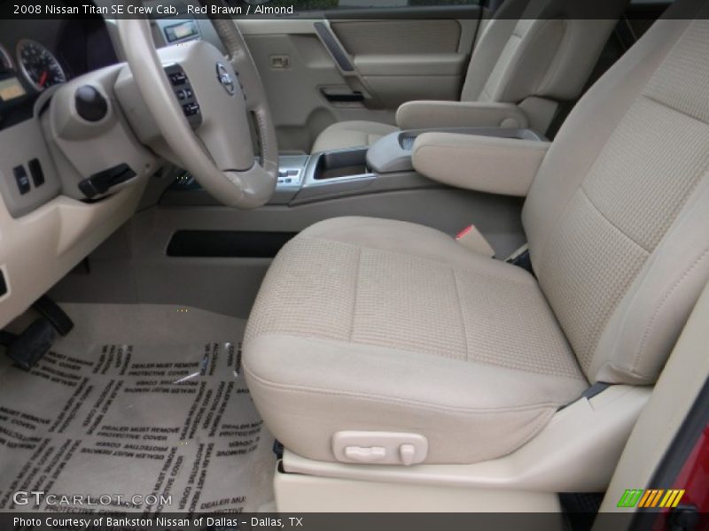 Red Brawn / Almond 2008 Nissan Titan SE Crew Cab