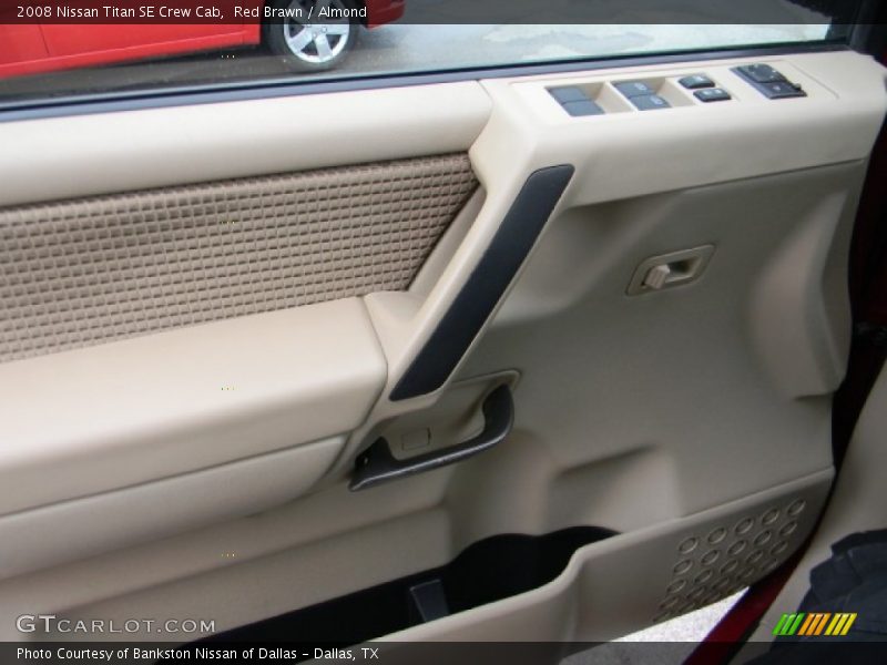 Red Brawn / Almond 2008 Nissan Titan SE Crew Cab