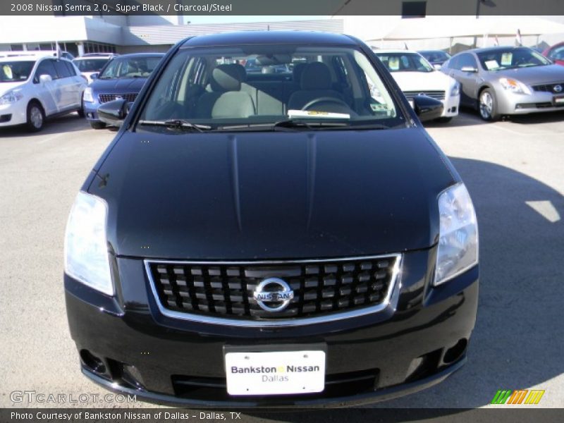 Super Black / Charcoal/Steel 2008 Nissan Sentra 2.0