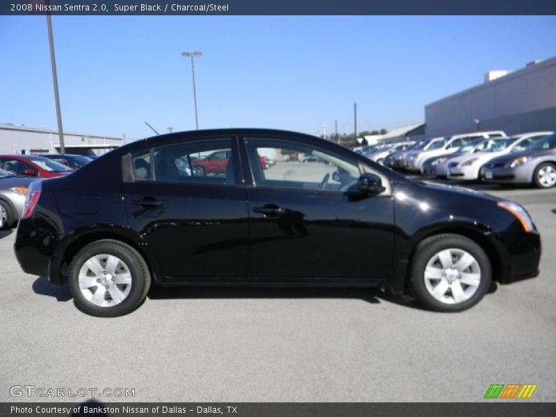 Super Black / Charcoal/Steel 2008 Nissan Sentra 2.0