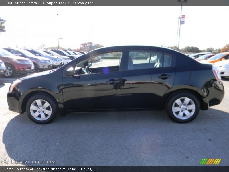 Super Black / Charcoal/Steel 2008 Nissan Sentra 2.0