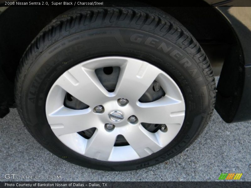Super Black / Charcoal/Steel 2008 Nissan Sentra 2.0