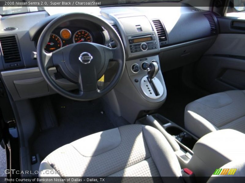 Super Black / Charcoal/Steel 2008 Nissan Sentra 2.0