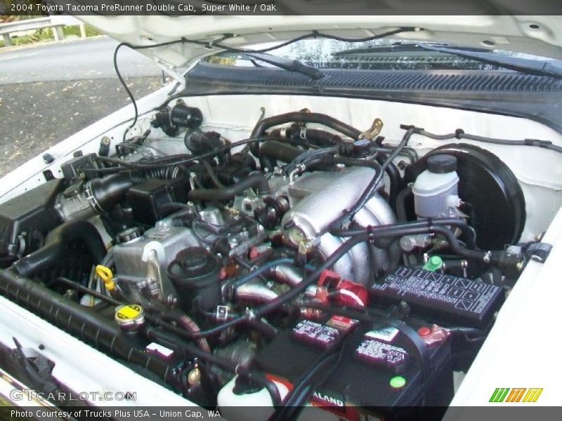 Super White / Oak 2004 Toyota Tacoma PreRunner Double Cab