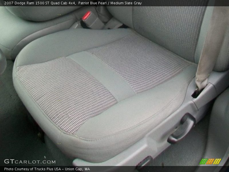 Patriot Blue Pearl / Medium Slate Gray 2007 Dodge Ram 1500 ST Quad Cab 4x4