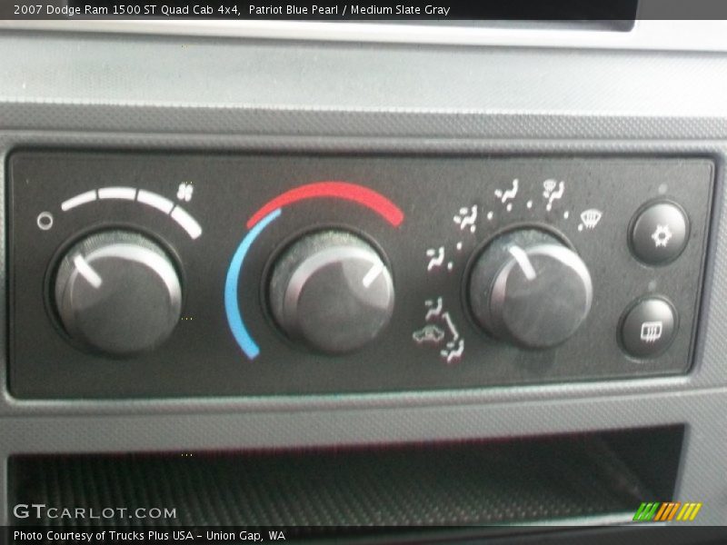 Patriot Blue Pearl / Medium Slate Gray 2007 Dodge Ram 1500 ST Quad Cab 4x4