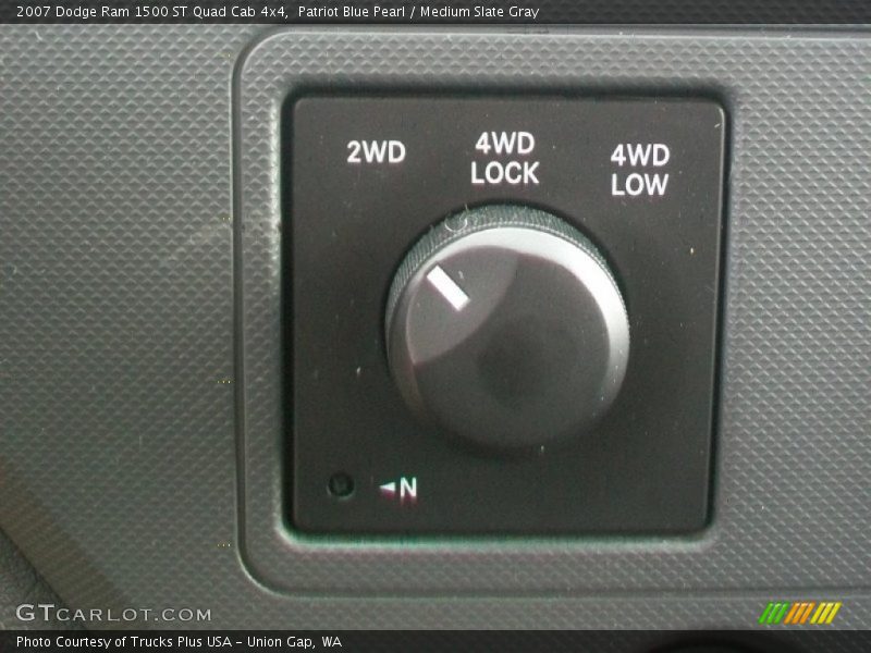 Patriot Blue Pearl / Medium Slate Gray 2007 Dodge Ram 1500 ST Quad Cab 4x4