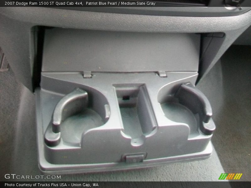 Patriot Blue Pearl / Medium Slate Gray 2007 Dodge Ram 1500 ST Quad Cab 4x4