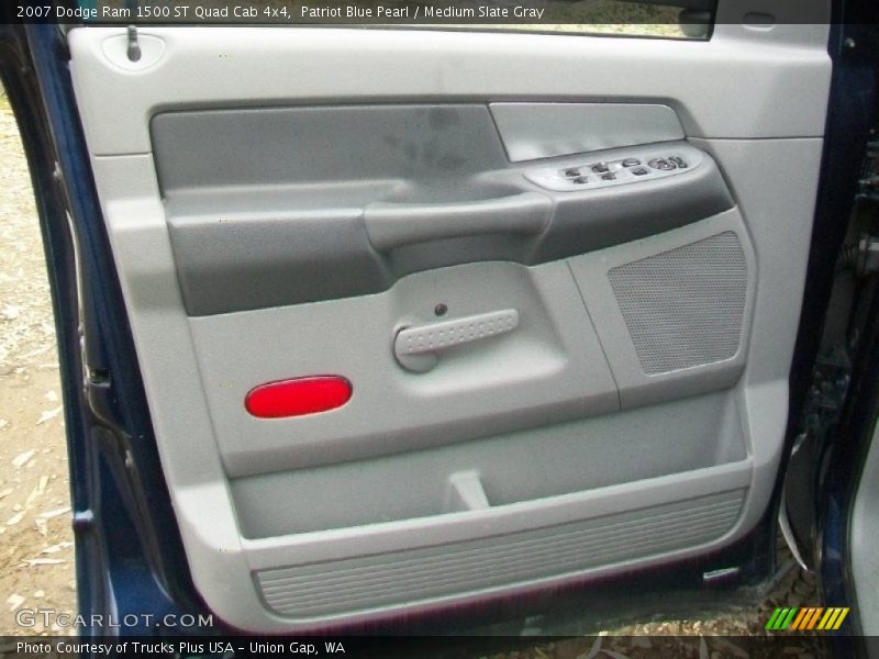 Patriot Blue Pearl / Medium Slate Gray 2007 Dodge Ram 1500 ST Quad Cab 4x4