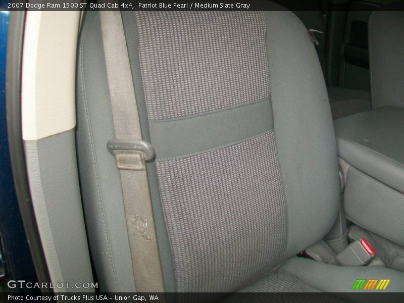 Patriot Blue Pearl / Medium Slate Gray 2007 Dodge Ram 1500 ST Quad Cab 4x4