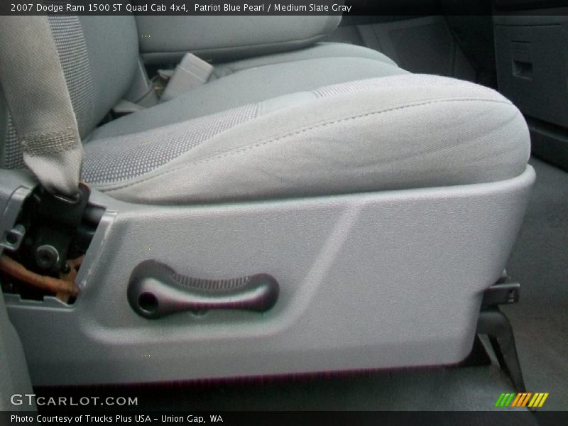 Patriot Blue Pearl / Medium Slate Gray 2007 Dodge Ram 1500 ST Quad Cab 4x4