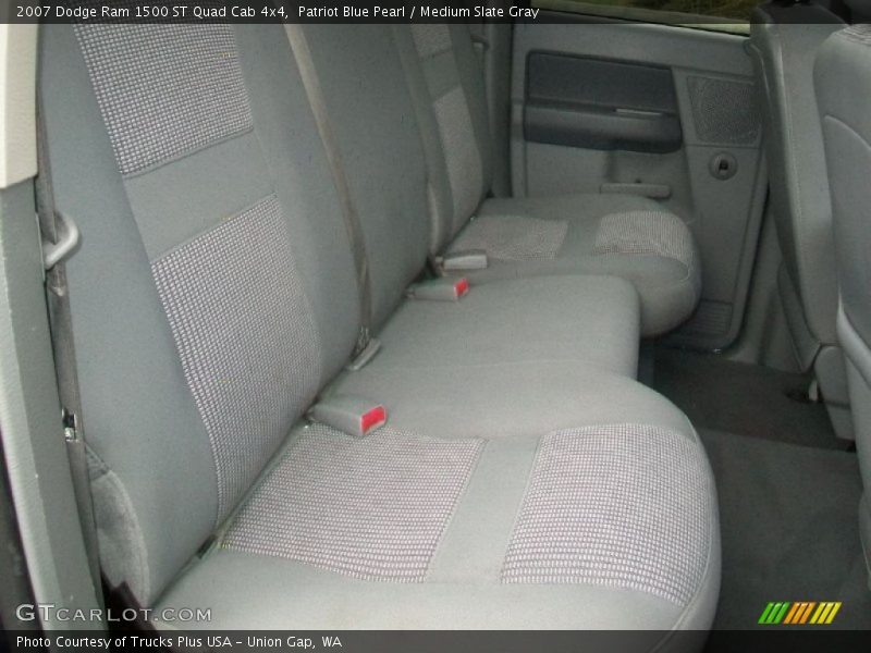 Patriot Blue Pearl / Medium Slate Gray 2007 Dodge Ram 1500 ST Quad Cab 4x4