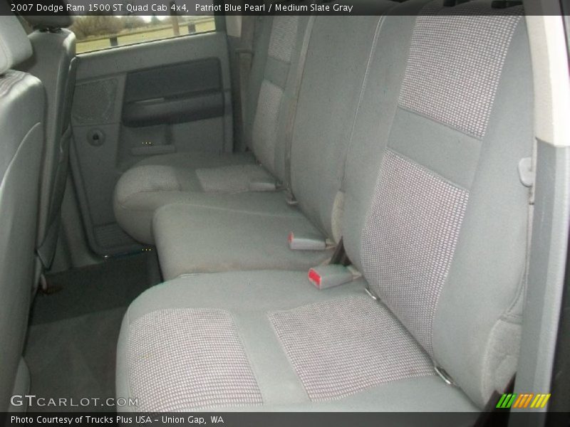 Patriot Blue Pearl / Medium Slate Gray 2007 Dodge Ram 1500 ST Quad Cab 4x4