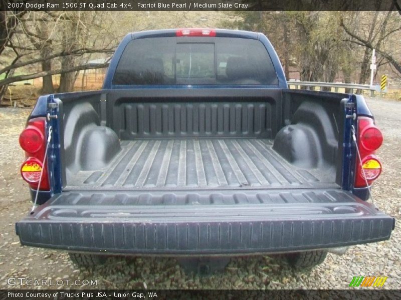 Patriot Blue Pearl / Medium Slate Gray 2007 Dodge Ram 1500 ST Quad Cab 4x4