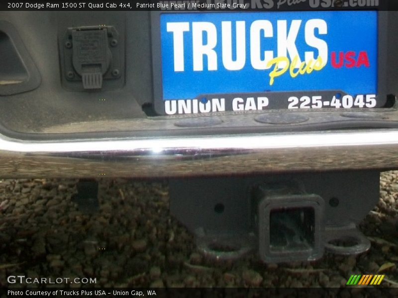 Patriot Blue Pearl / Medium Slate Gray 2007 Dodge Ram 1500 ST Quad Cab 4x4