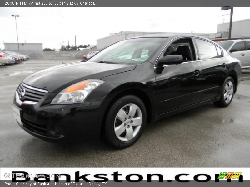 Super Black / Charcoal 2008 Nissan Altima 2.5 S