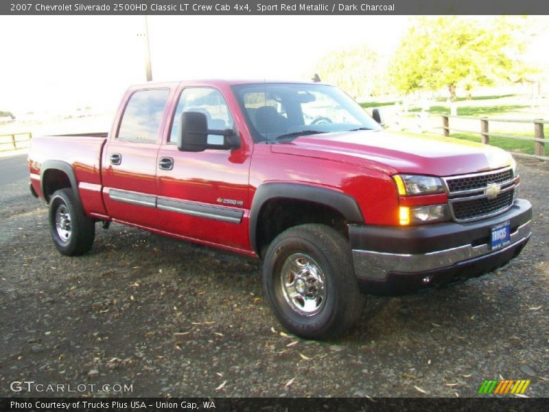 Sport Red Metallic / Dark Charcoal 2007 Chevrolet Silverado 2500HD Classic LT Crew Cab 4x4