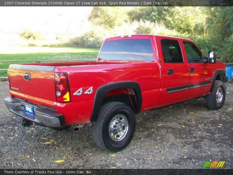 Sport Red Metallic / Dark Charcoal 2007 Chevrolet Silverado 2500HD Classic LT Crew Cab 4x4