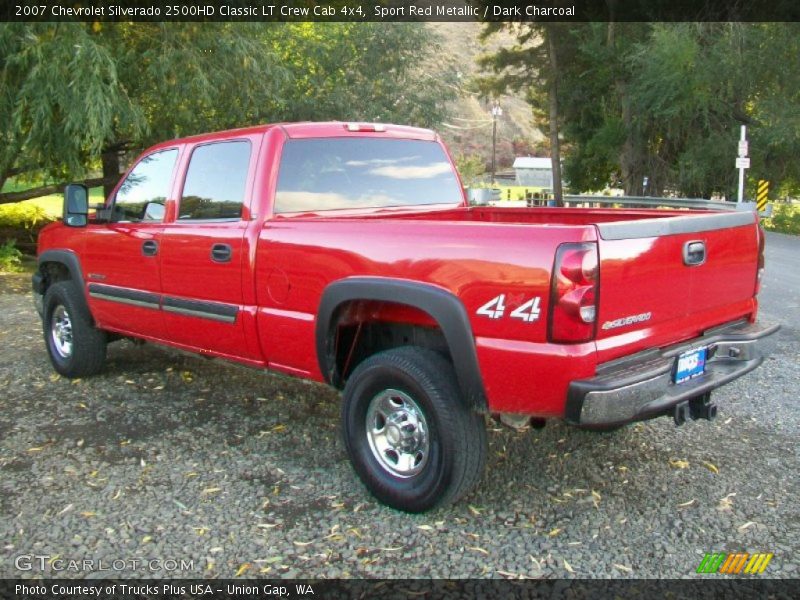 Sport Red Metallic / Dark Charcoal 2007 Chevrolet Silverado 2500HD Classic LT Crew Cab 4x4