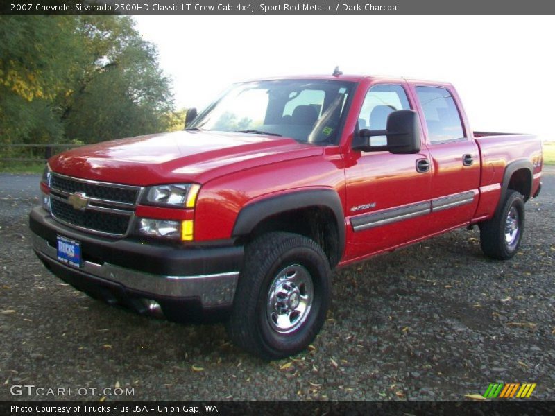 Sport Red Metallic / Dark Charcoal 2007 Chevrolet Silverado 2500HD Classic LT Crew Cab 4x4