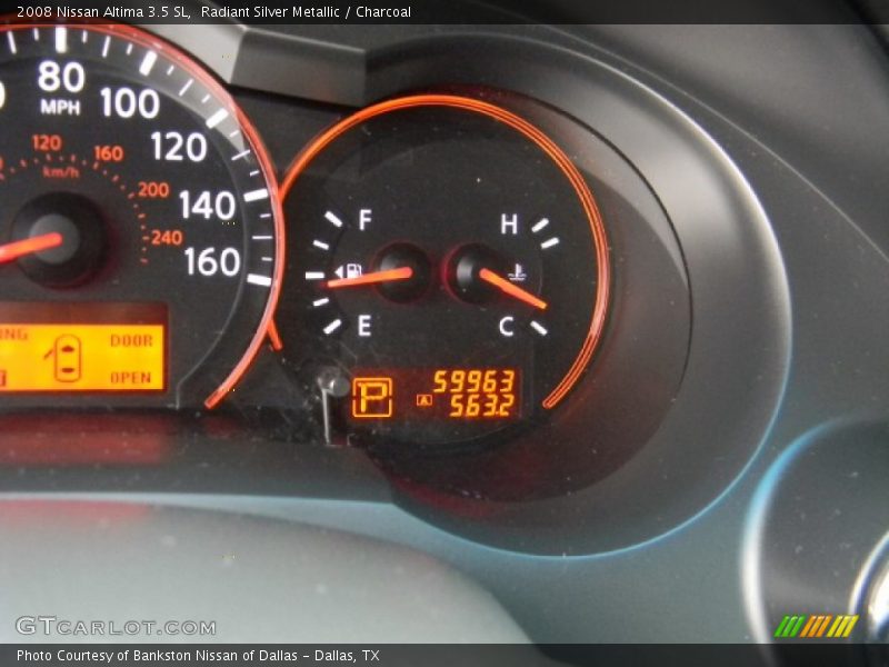 Radiant Silver Metallic / Charcoal 2008 Nissan Altima 3.5 SL