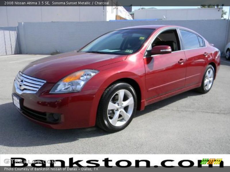 Sonoma Sunset Metallic / Charcoal 2008 Nissan Altima 3.5 SE