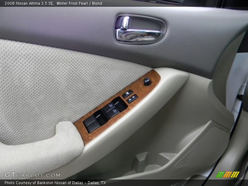 Winter Frost Pearl / Blond 2008 Nissan Altima 3.5 SE