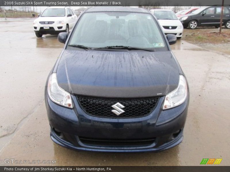 Deep Sea Blue Metallic / Black 2008 Suzuki SX4 Sport Touring Sedan