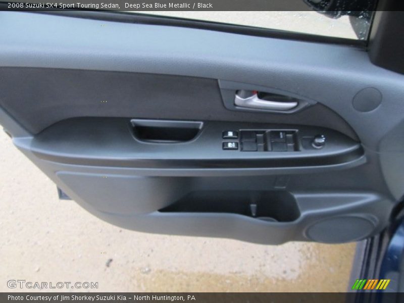 Deep Sea Blue Metallic / Black 2008 Suzuki SX4 Sport Touring Sedan