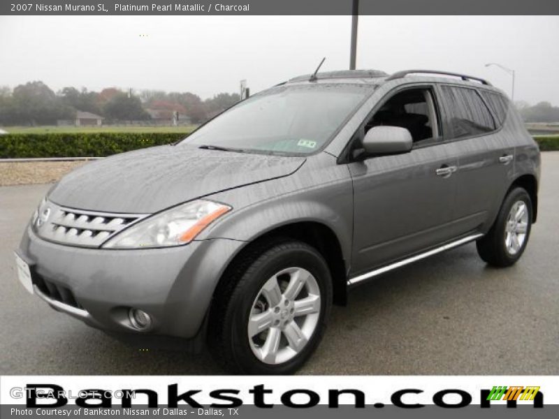 Platinum Pearl Matallic / Charcoal 2007 Nissan Murano SL