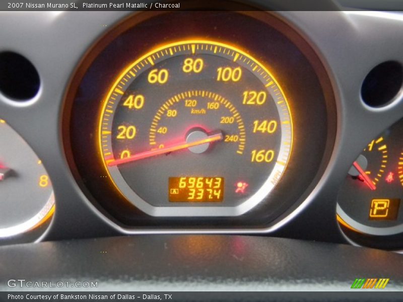 Platinum Pearl Matallic / Charcoal 2007 Nissan Murano SL