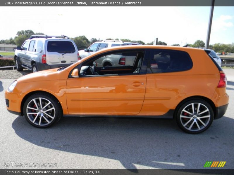Fahrenheit Orange / Anthracite 2007 Volkswagen GTI 2 Door Fahrenheit Edition
