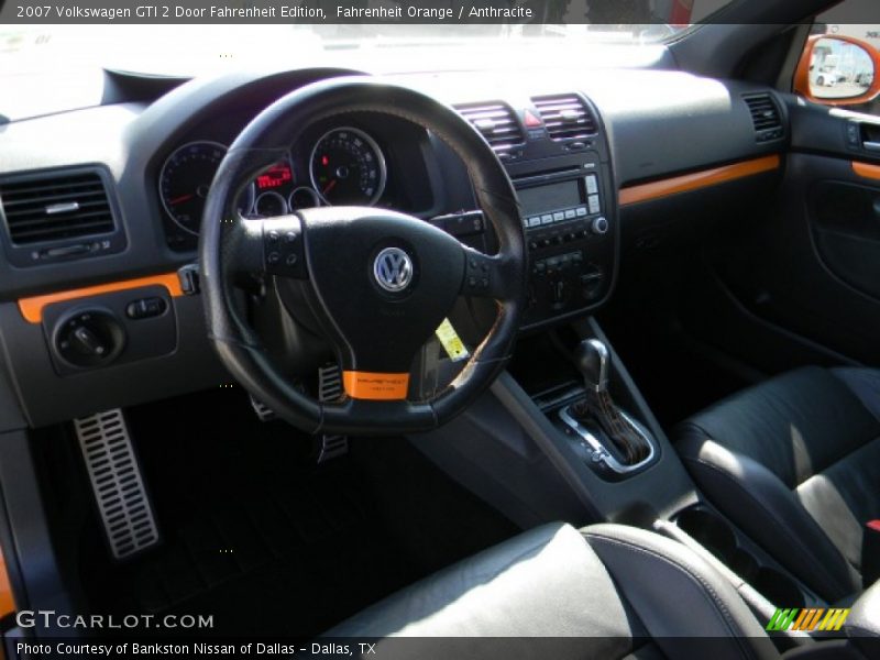 Dashboard of 2007 GTI 2 Door Fahrenheit Edition