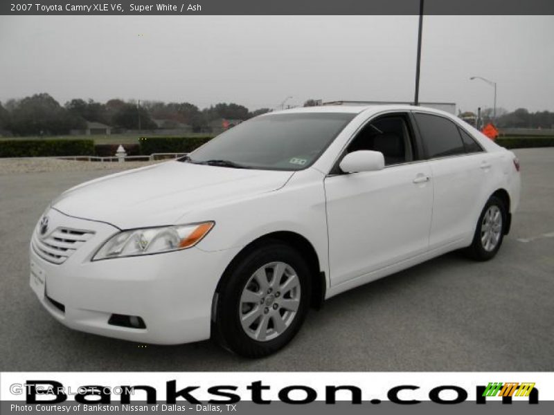 Super White / Ash 2007 Toyota Camry XLE V6