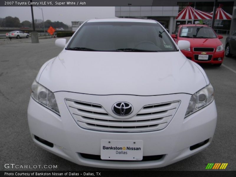 Super White / Ash 2007 Toyota Camry XLE V6