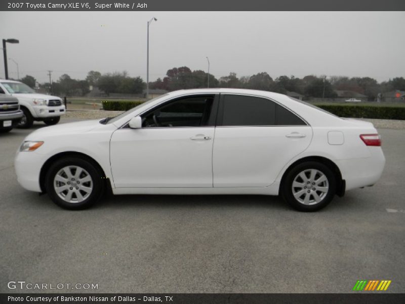 Super White / Ash 2007 Toyota Camry XLE V6