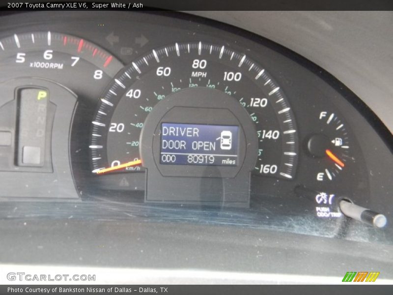 Super White / Ash 2007 Toyota Camry XLE V6