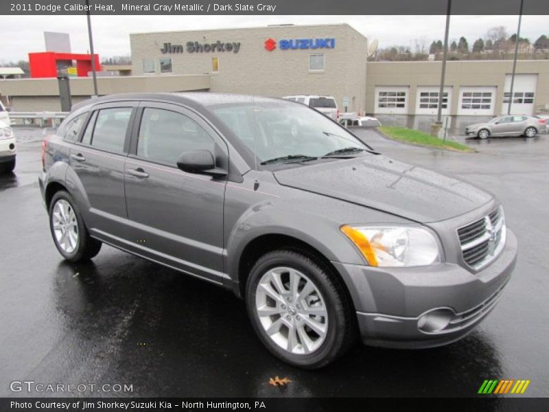 Mineral Gray Metallic / Dark Slate Gray 2011 Dodge Caliber Heat