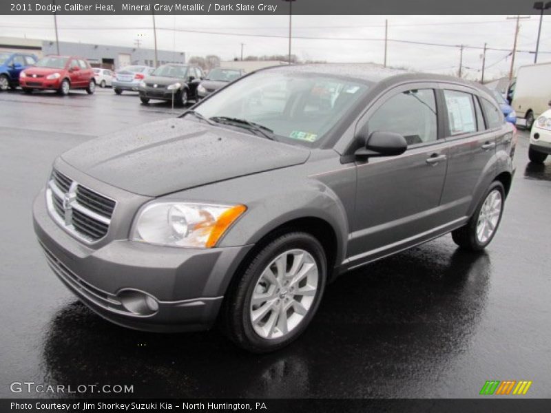 Mineral Gray Metallic / Dark Slate Gray 2011 Dodge Caliber Heat