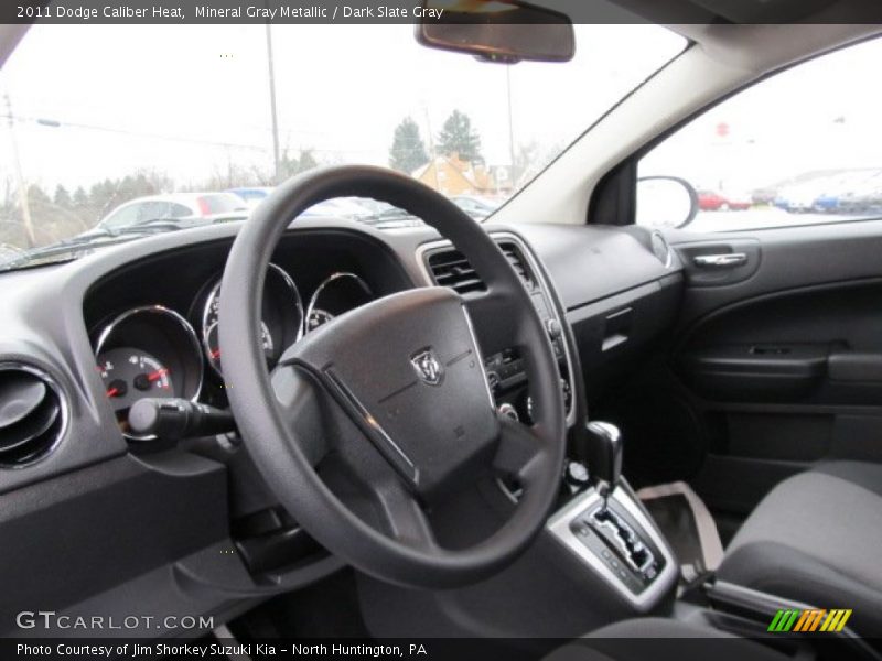 Mineral Gray Metallic / Dark Slate Gray 2011 Dodge Caliber Heat