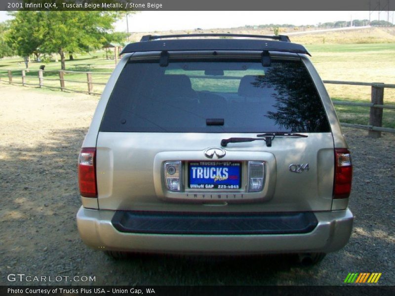 Tuscan Beige Metallic / Stone Beige 2001 Infiniti QX4