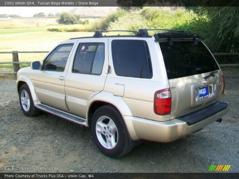 Tuscan Beige Metallic / Stone Beige 2001 Infiniti QX4