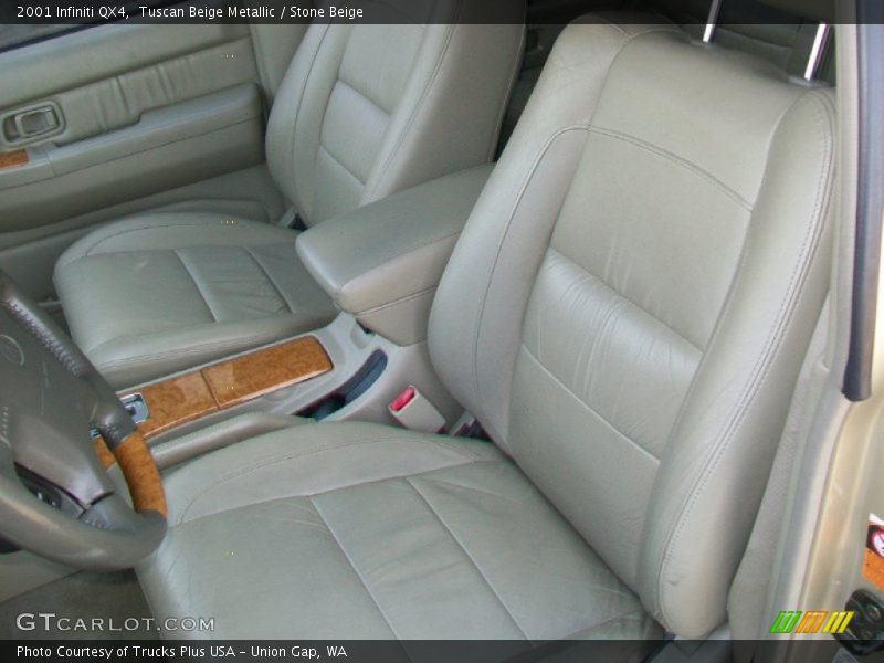 Tuscan Beige Metallic / Stone Beige 2001 Infiniti QX4