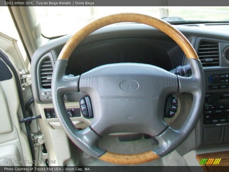 Tuscan Beige Metallic / Stone Beige 2001 Infiniti QX4